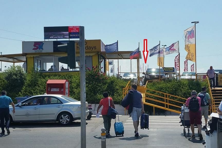 Wegbeschrieibung - KALAMKI HOLIDAYS Service-Station - Flughafen Herklion/Kreta